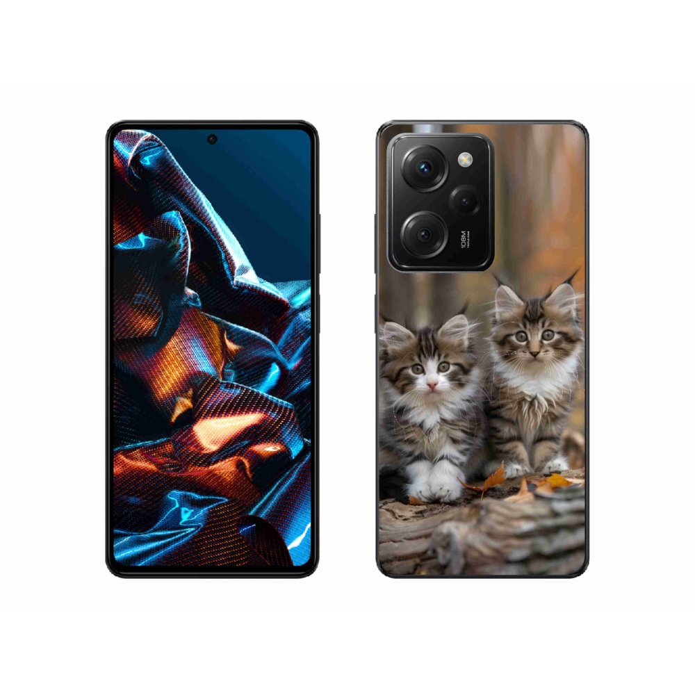 Gélový kryt mmCase na Xiaomi Poco X5 Pro - mačacie duo 3