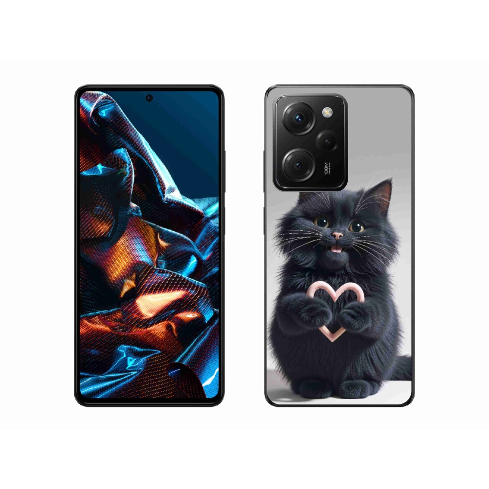 Gélový kryt mmCase na Xiaomi Poco X5 Pro - mačacia láska 3