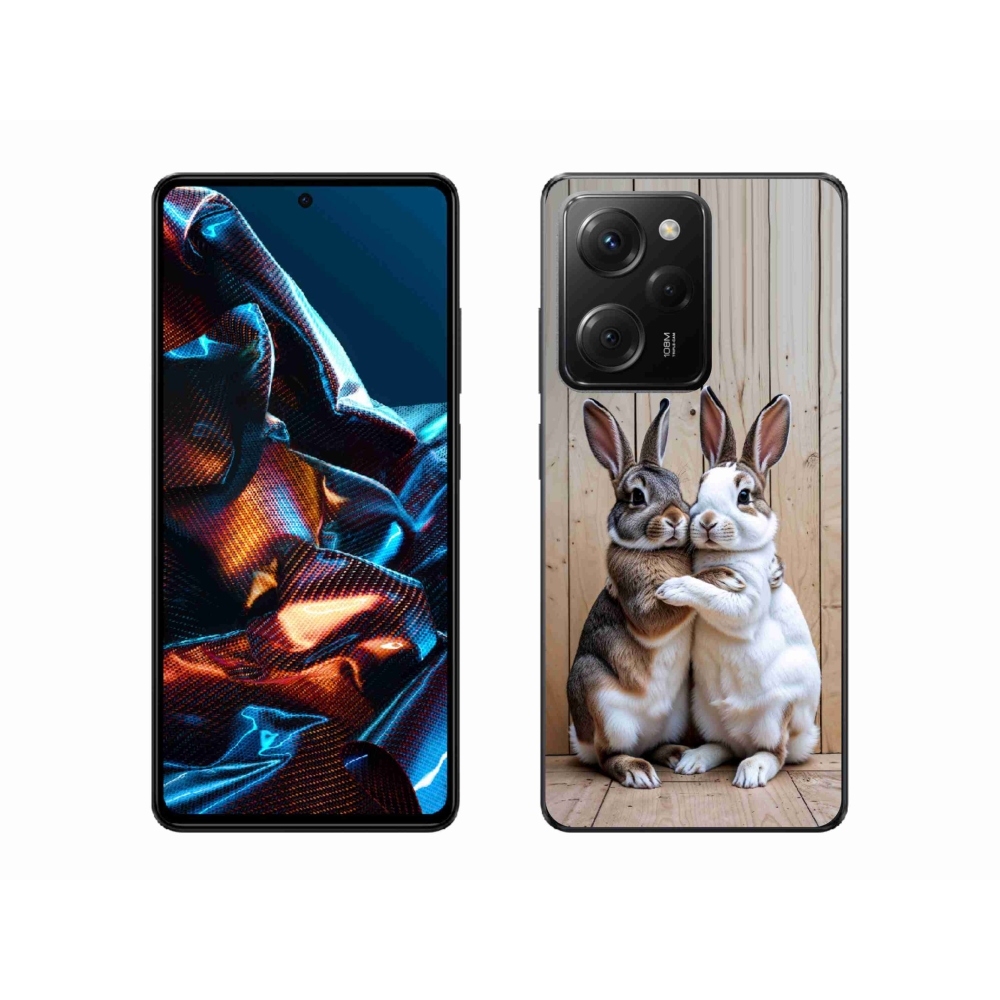 Gélový kryt mmCase na Xiaomi Poco X5 Pro - králičie pár