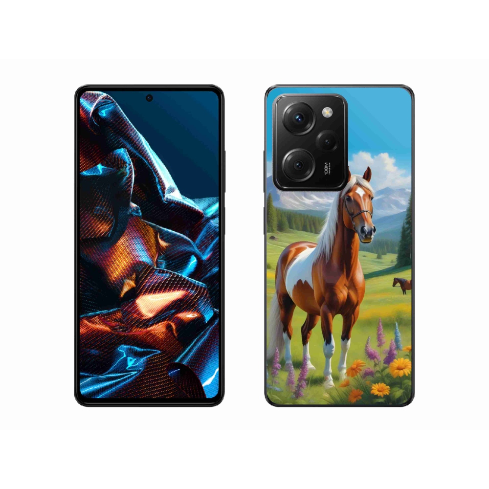 Gélový kryt mmCase na Xiaomi Poco X5 Pro - kôň na lúke