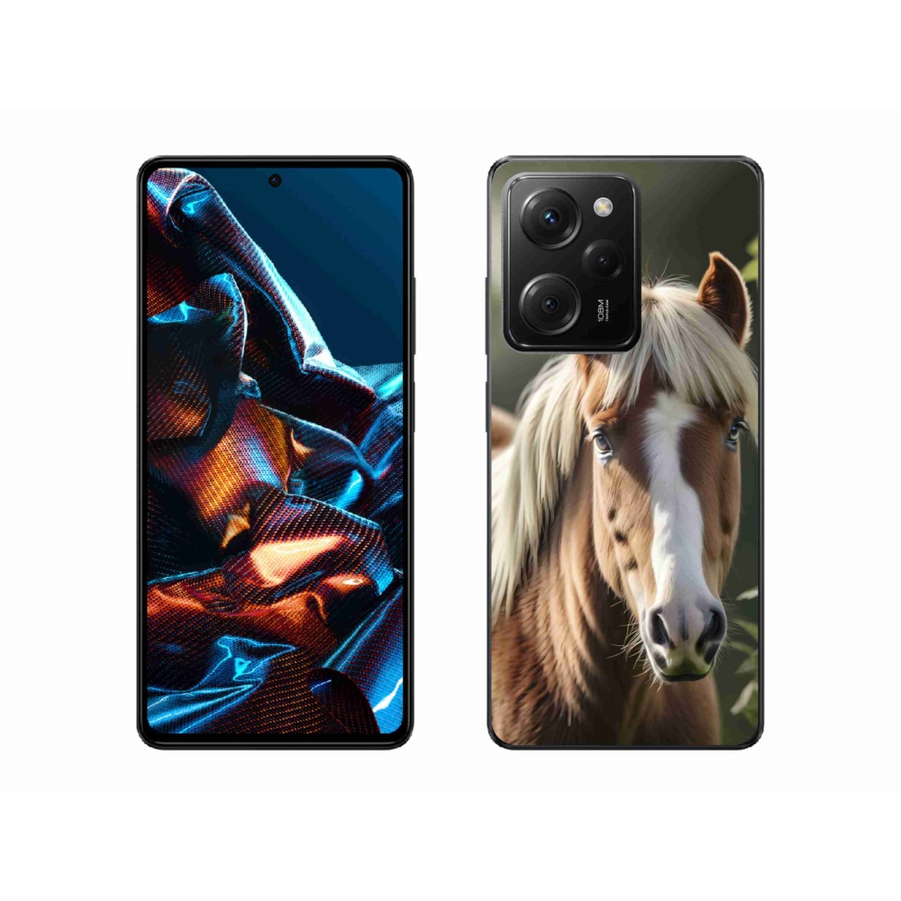 Gélový kryt mmCase na Xiaomi Poco X5 Pro - kôň so svetlou hrivou