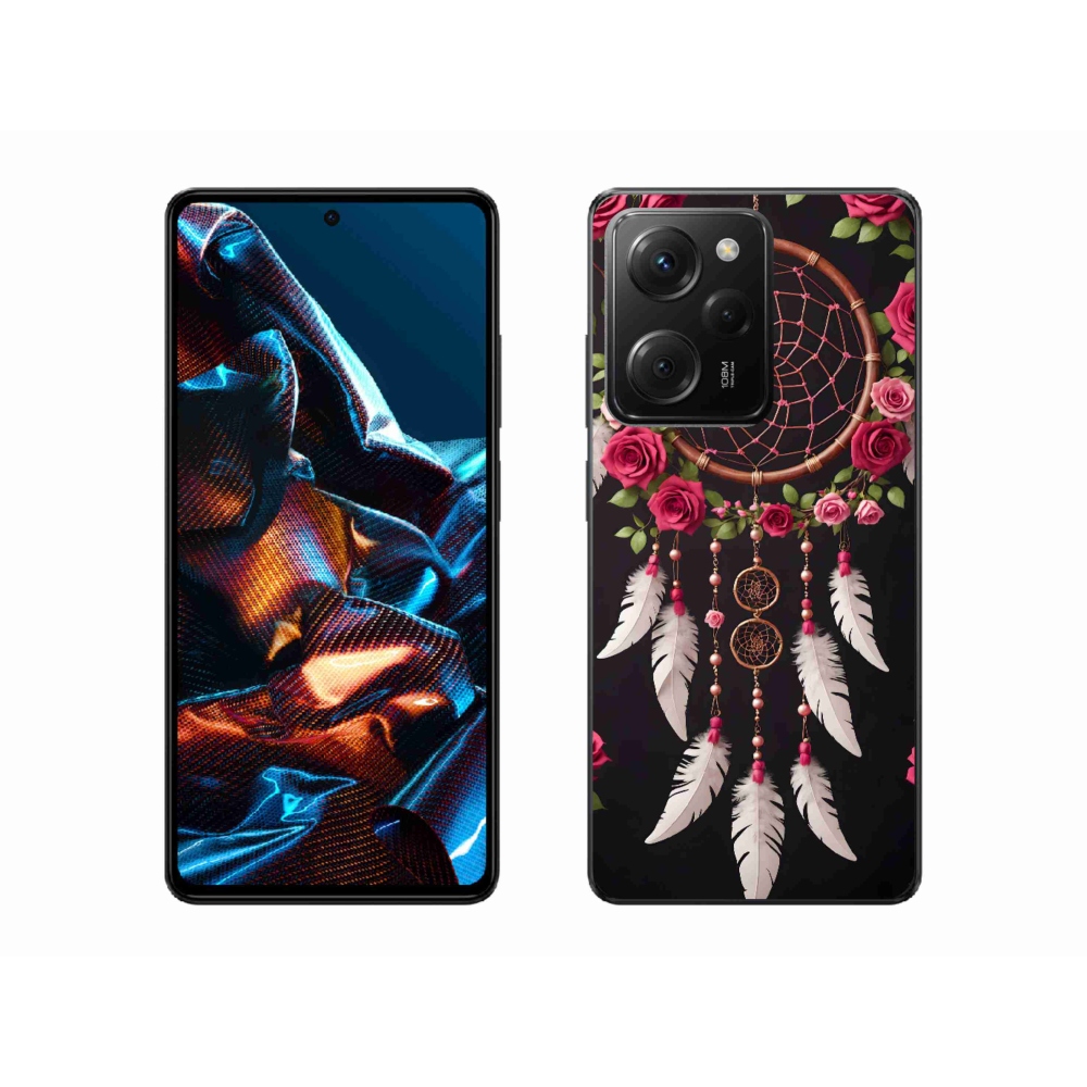 Gélový kryt mmCase na Xiaomi Poco X5 Pro - lapač snov s ružami
