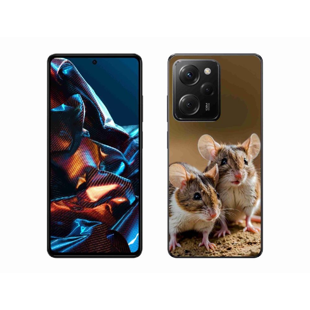 Gélový kryt mmCase na Xiaomi Poco X5 Pro - myší duo