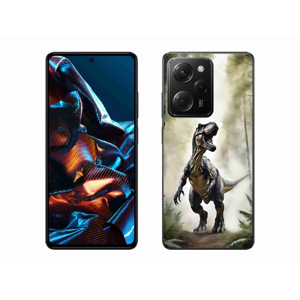 Gélový kryt mmCase na Xiaomi Poco X5 Pro - naštvaný T-Rex