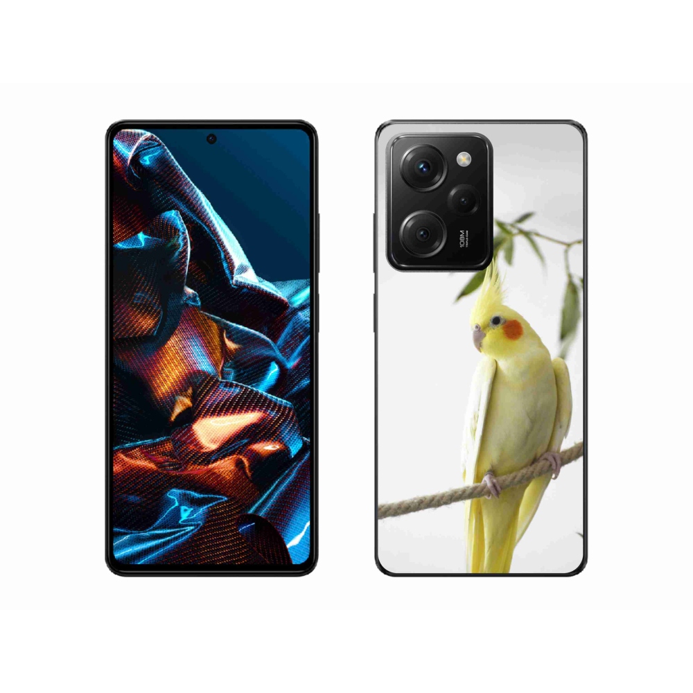 Gélový kryt mmCase na Xiaomi Poco X5 Pro - papagáj korela chocholatá