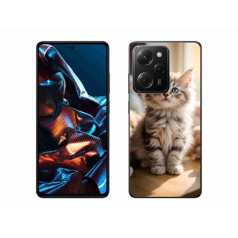 Gélový kryt mmCase na Xiaomi Poco X5 Pro - roztomilé mačiatko 10
