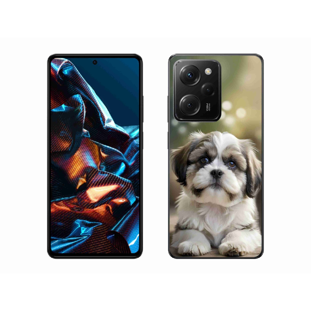 Gélový kryt mmCase na Xiaomi Poco X5 Pro - roztomilý shih-tzu