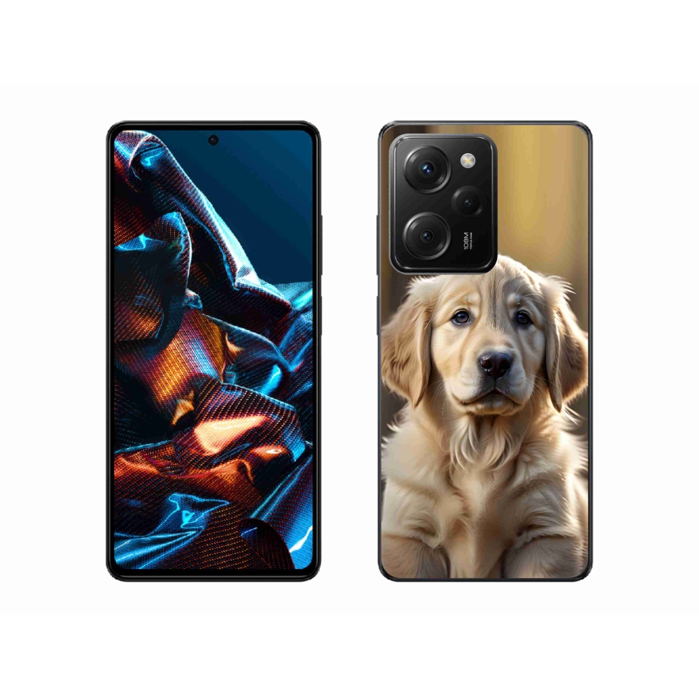 Gélový kryt mmCase na Xiaomi Poco X5 Pro - roztomilý zlatý retriever