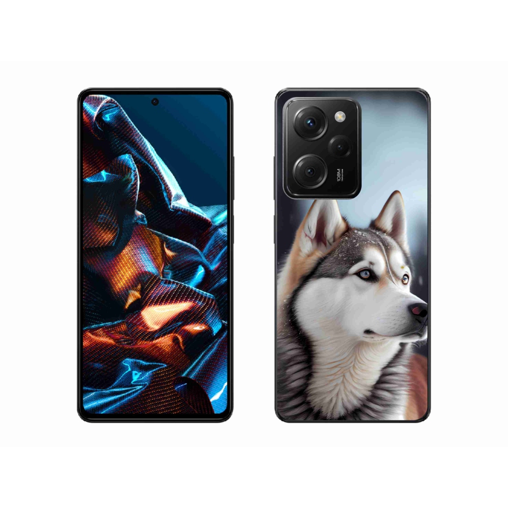 Gélový kryt mmCase na Xiaomi Poco X5 Pro - sibírsky husky