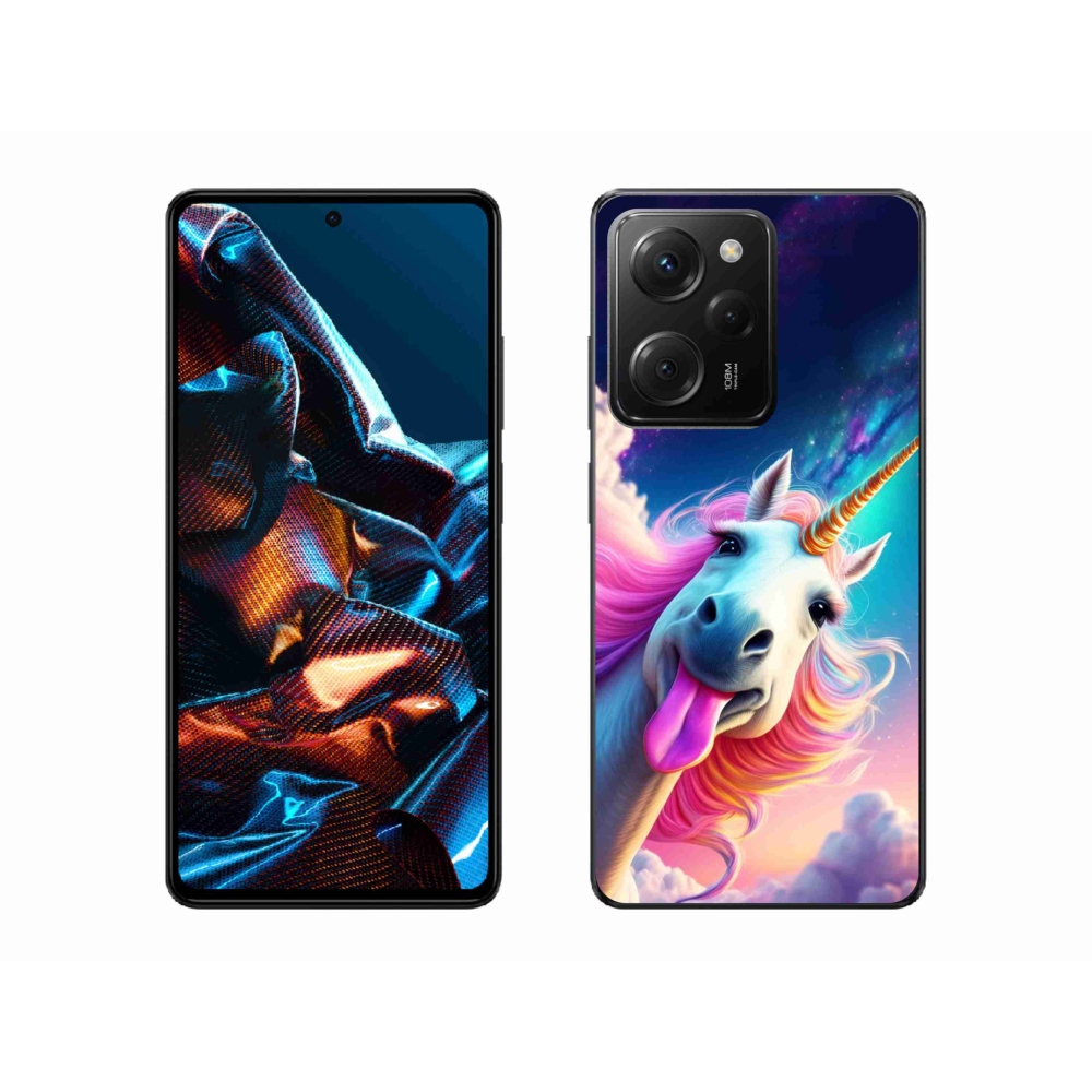 Gélový kryt mmCase na Xiaomi Poco X5 Pro - šialený jednorožec