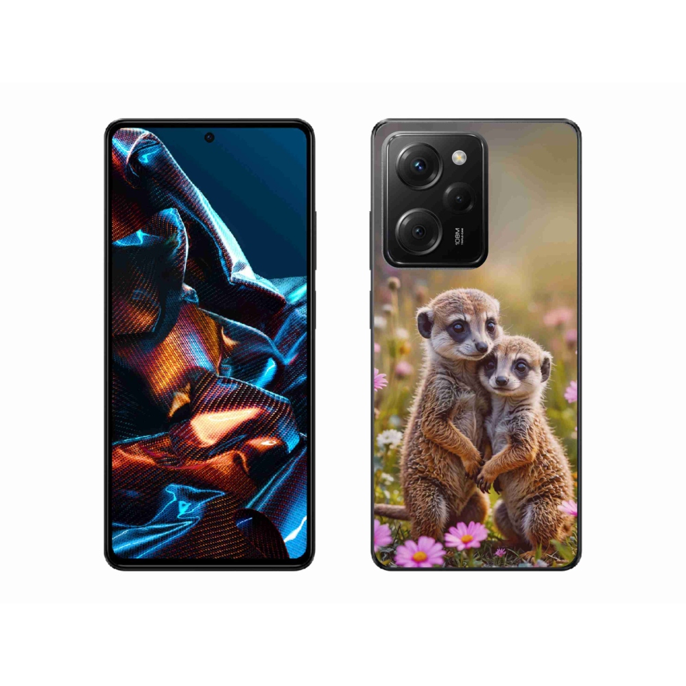 Gélový kryt mmCase na Xiaomi Poco X5 Pro - surikatí duo