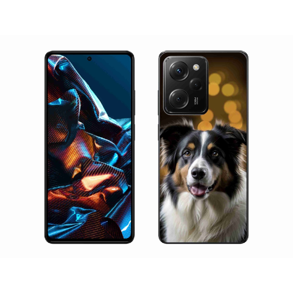 Gélový kryt mmCase na Xiaomi Poco X5 Pro - usmievavý austrálsky ovčiak