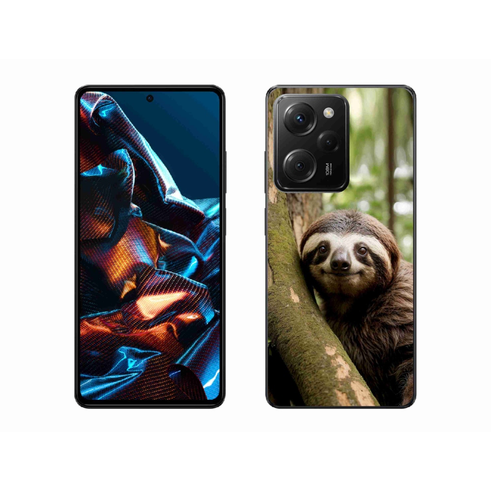 Gélový kryt mmCase na Xiaomi Poco X5 Pro - usmievavý leňochod