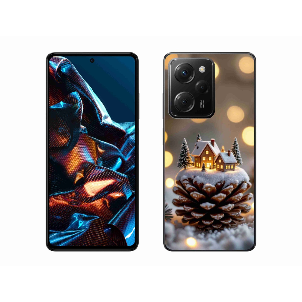 Gélový kryt mmCase na Xiaomi Poco X5 Pro - zimná dedinka