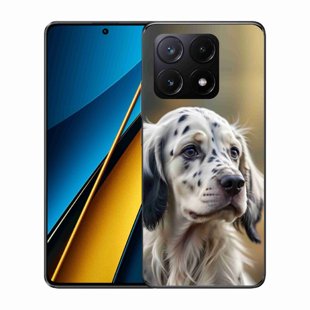 Gélový kryt mmCase na Xiaomi Poco X6 Pro 5G - anglický seter