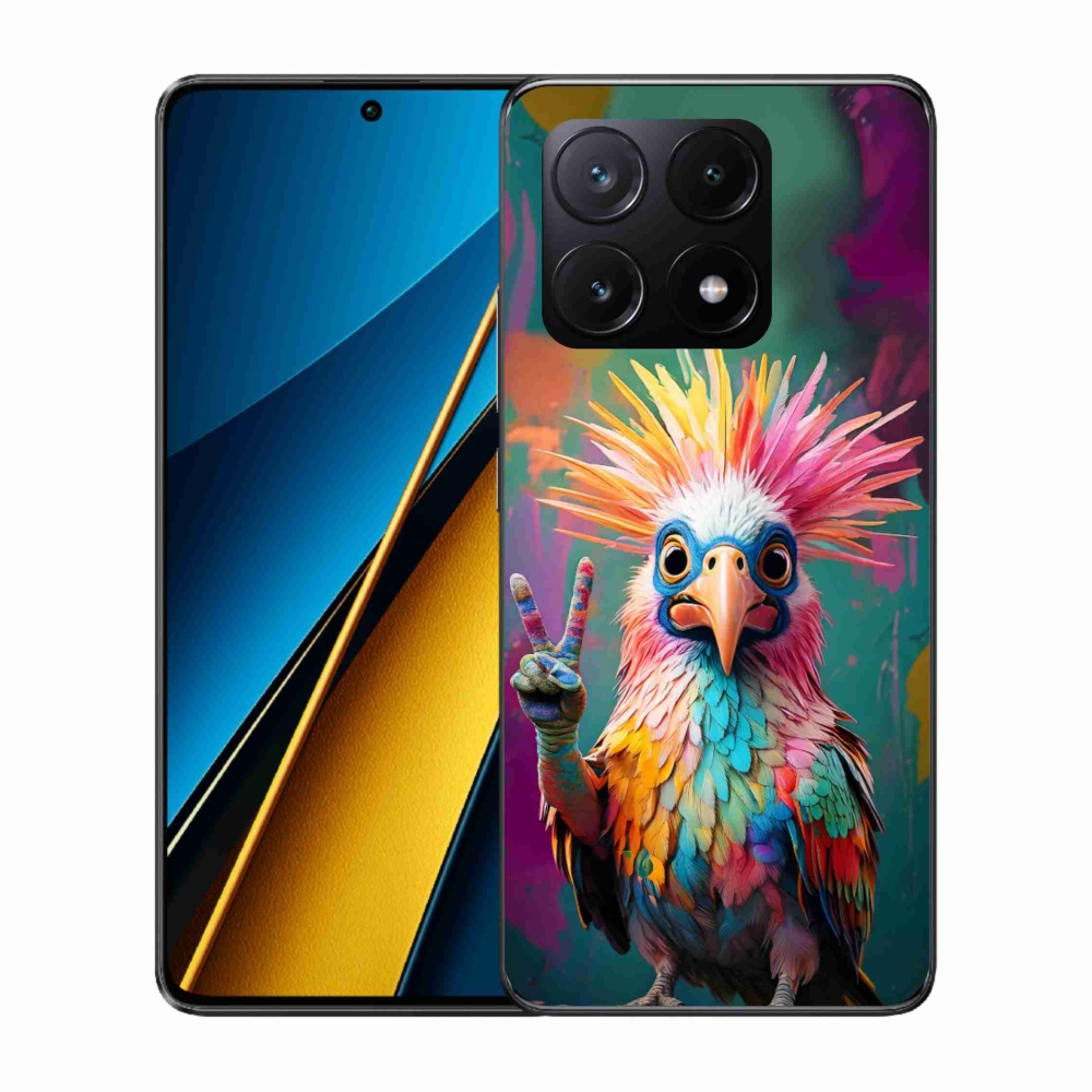 Gélový kryt mmCase na Xiaomi Poco X6 Pro 5G - farebný rebel