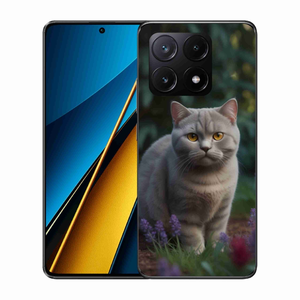 Gélový kryt mmCase na Xiaomi Poco X6 Pro 5G - britská mačka