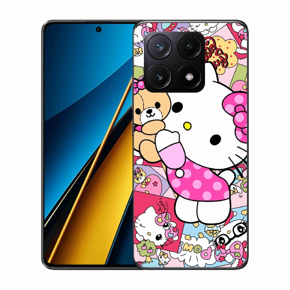 Gélový kryt mmCase na Xiaomi Poco X6 Pro 5G - cute kitty