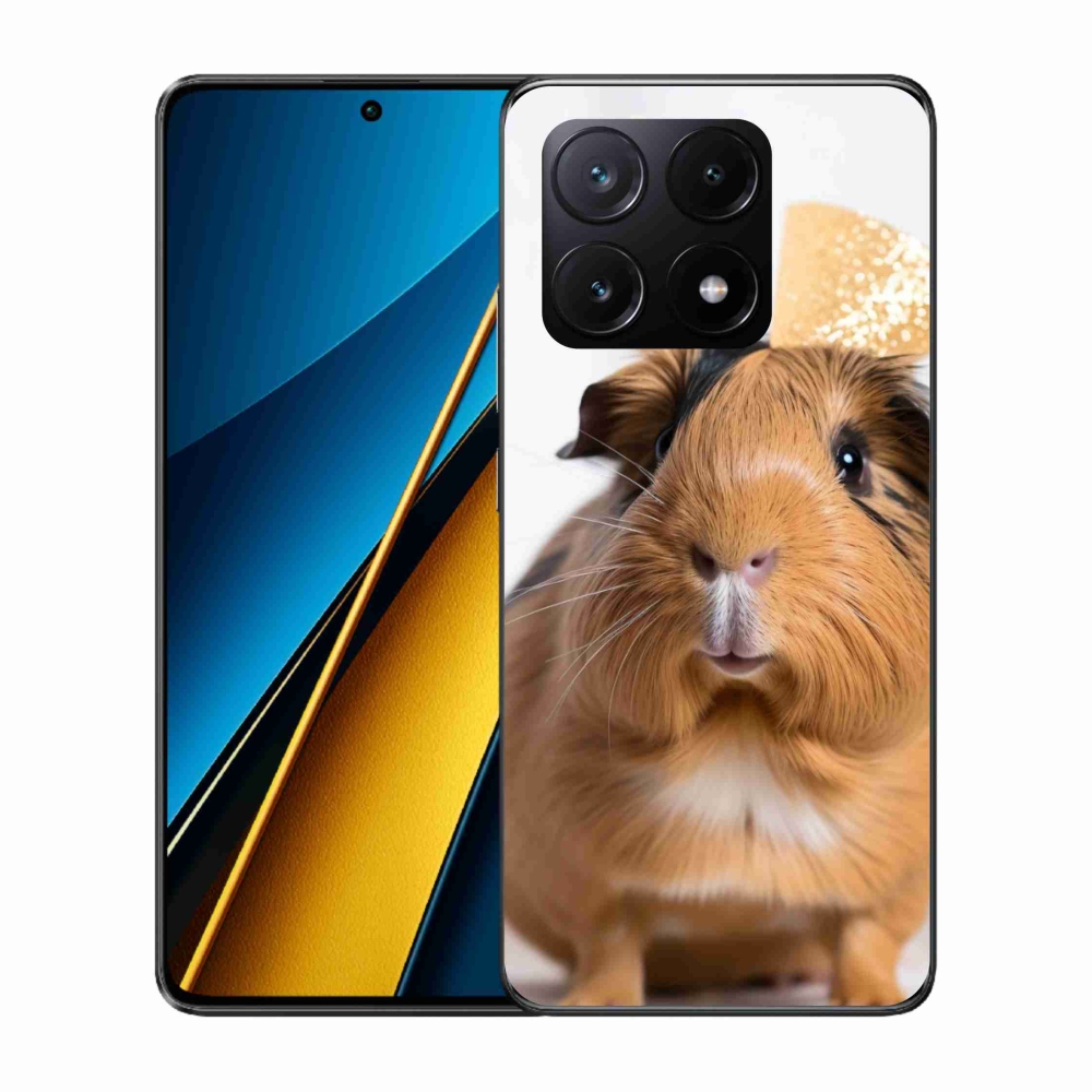 Gélový kryt mmCase na Xiaomi Poco X6 Pro 5G - hnedé morča