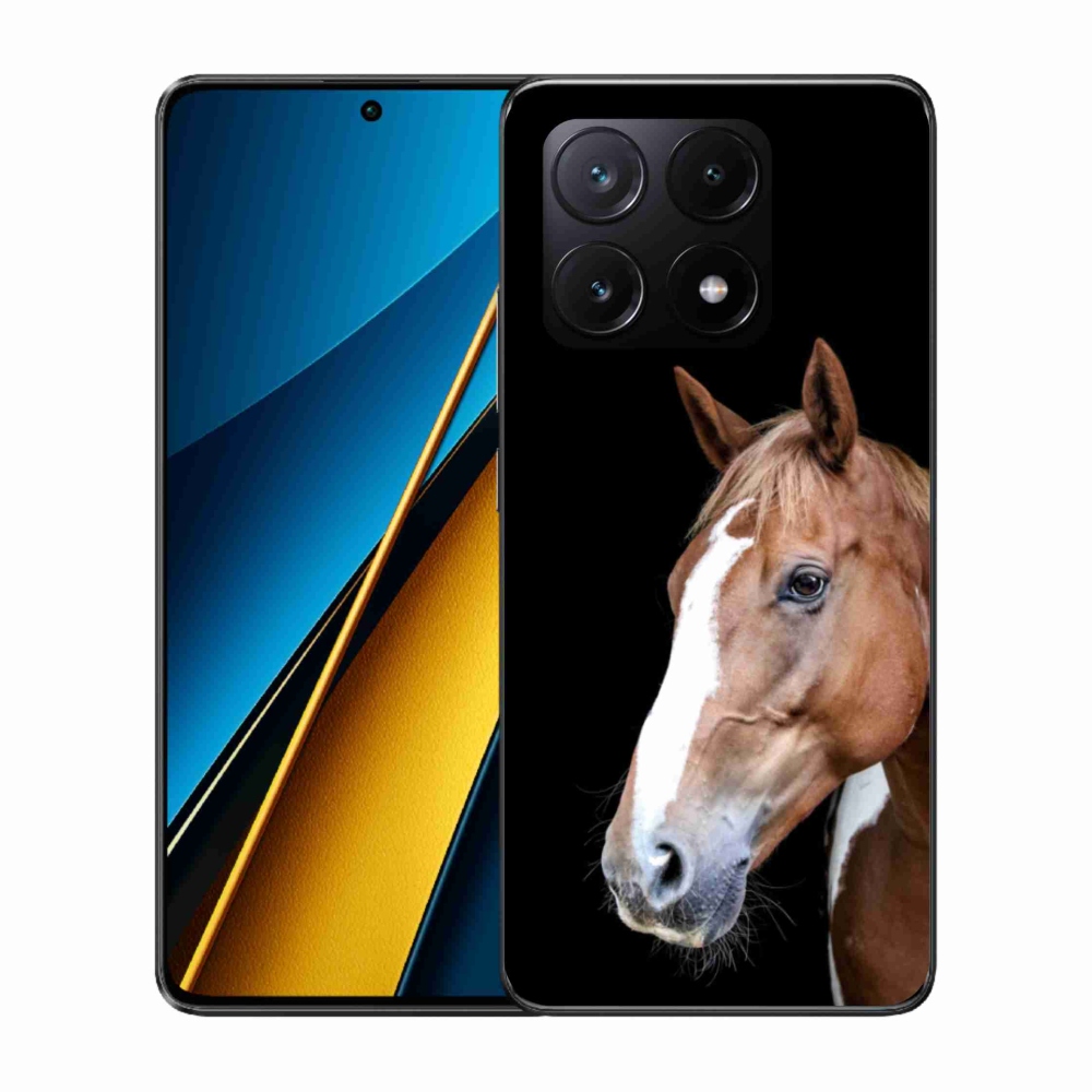 Gélový kryt mmCase na Xiaomi Poco X6 Pro 5G - hnedý kôň 3