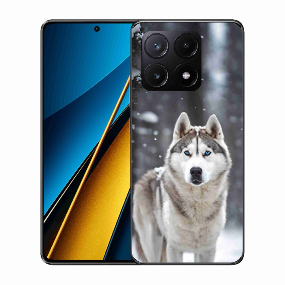 Gélový kryt mmCase na Xiaomi Poco X6 Pro 5G - husky 2