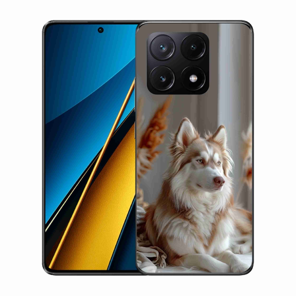Gélový kryt mmCase na Xiaomi Poco X6 Pro 5G - pokojný sibírsky husky
