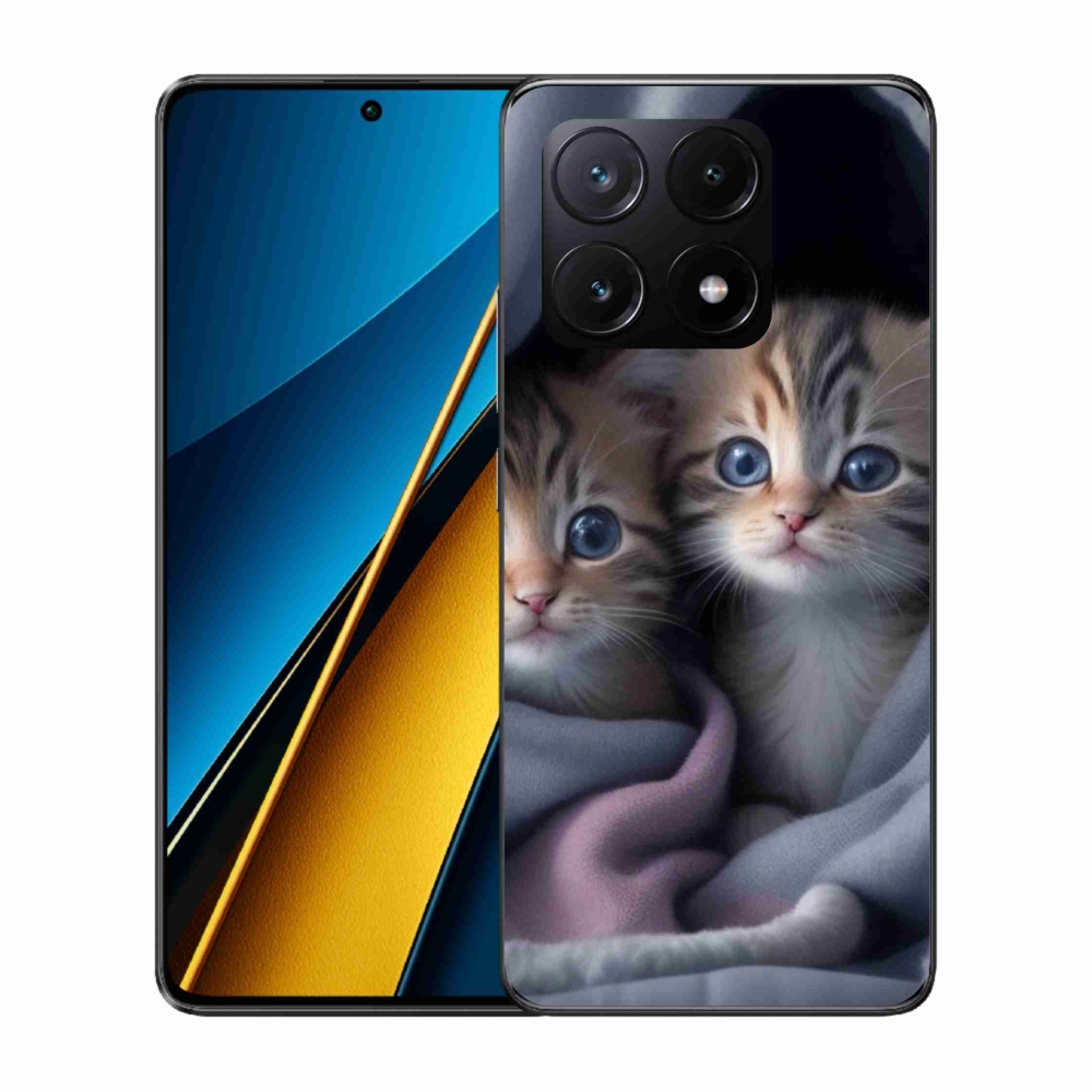 Gélový kryt mmCase na Xiaomi Poco X6 Pro 5G - mačacie duo 2