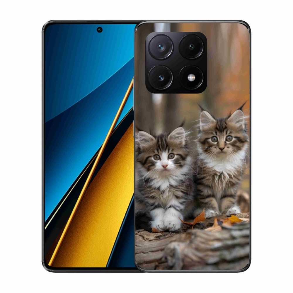 Gélový kryt mmCase na Xiaomi Poco X6 Pro 5G - mačacie duo 3