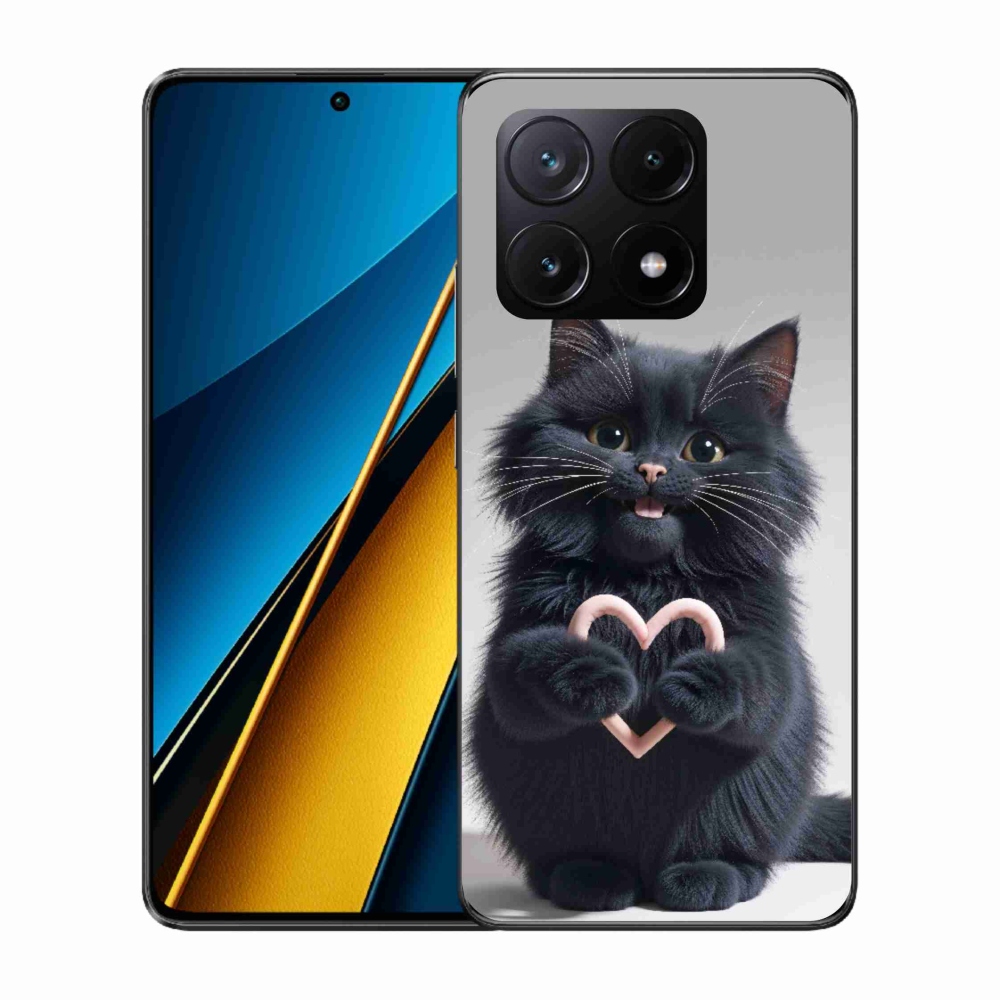 Gélový kryt mmCase na Xiaomi Poco X6 Pro 5G - mačacia láska 3