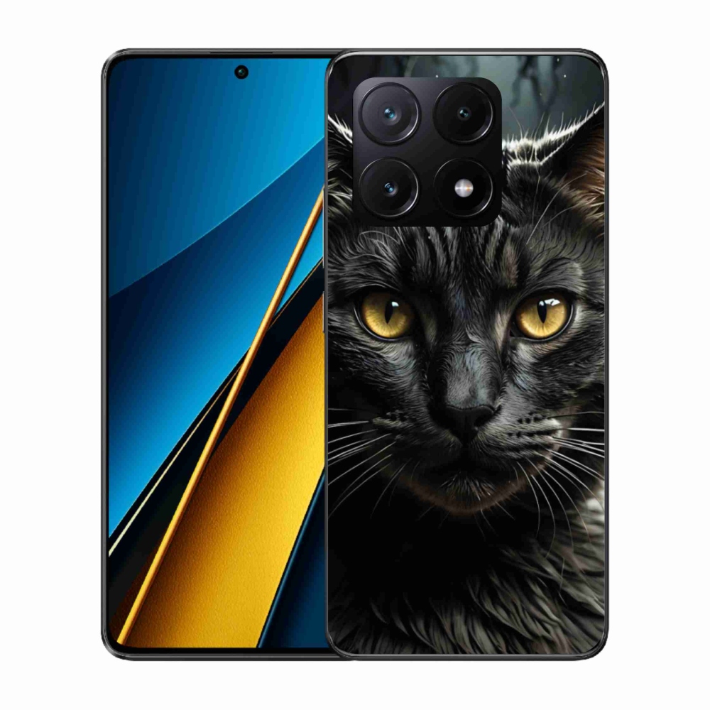 Gélový kryt mmCase na Xiaomi Poco X6 Pro 5G - mačacie pohľad 3