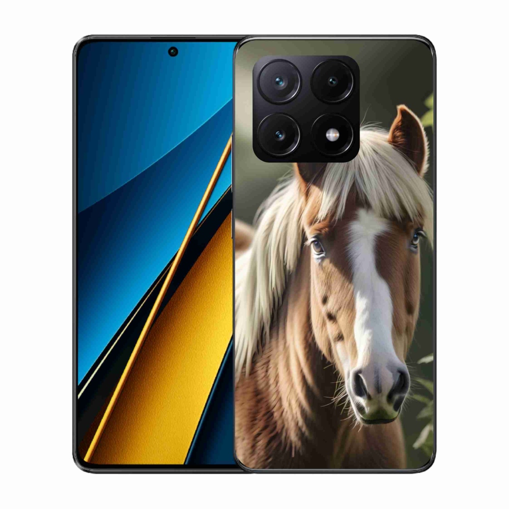 Gélový kryt mmCase na Xiaomi Poco X6 Pro 5G - kôň so svetlou hrivou