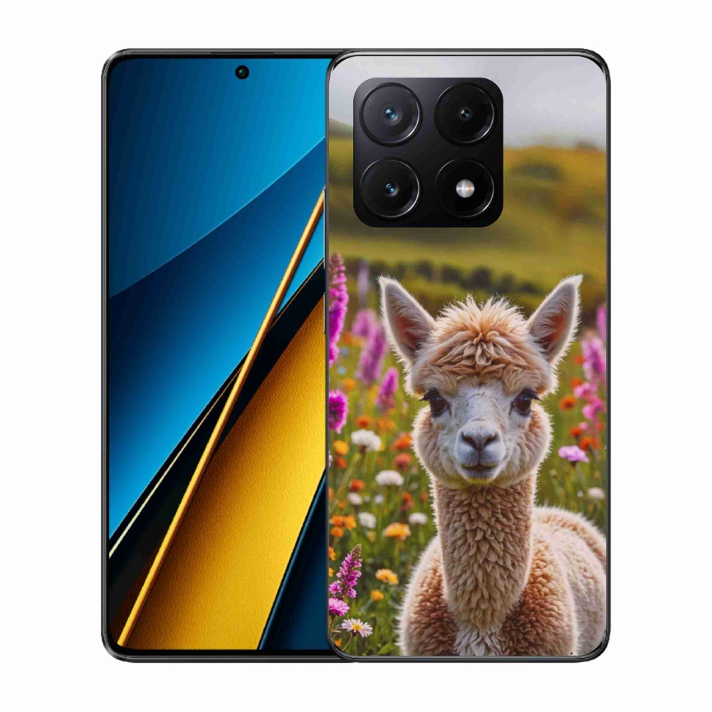Gélový kryt mmCase na Xiaomi Poco X6 Pro 5G - lama na lúke