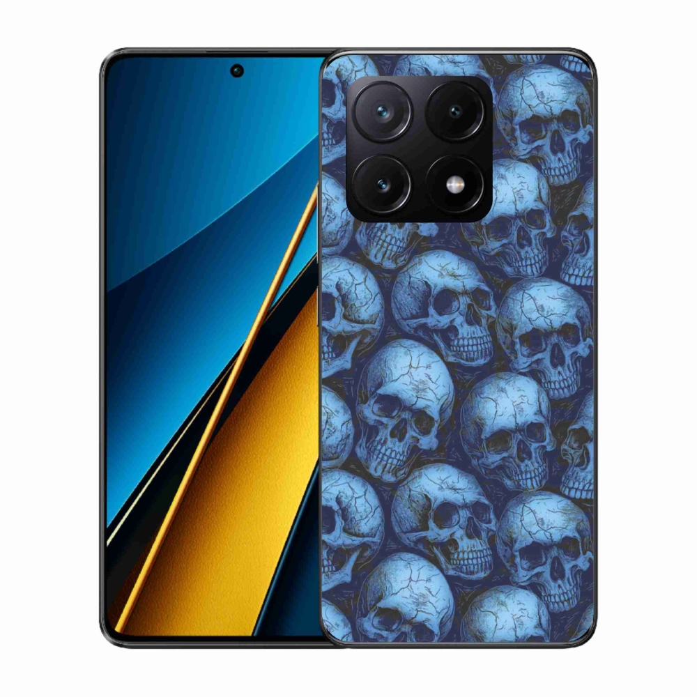 Gélový kryt mmCase na Xiaomi Poco X6 Pro 5G - lebky