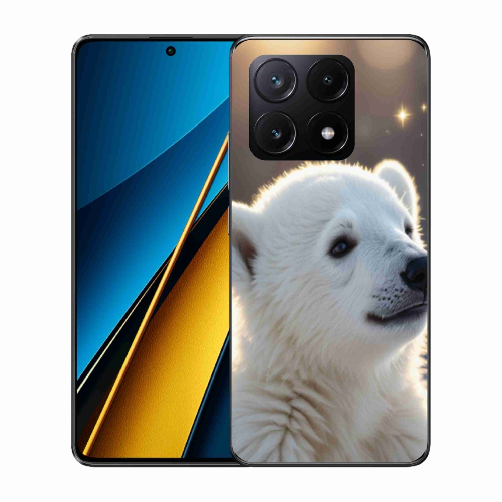 Gélový kryt mmCase na Xiaomi Poco X6 Pro 5G - ľadový medveď