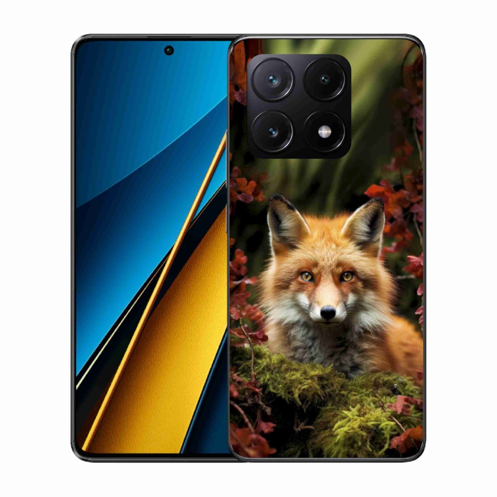 Gélový kryt mmCase na Xiaomi Poco X6 Pro 5G - líška v lese