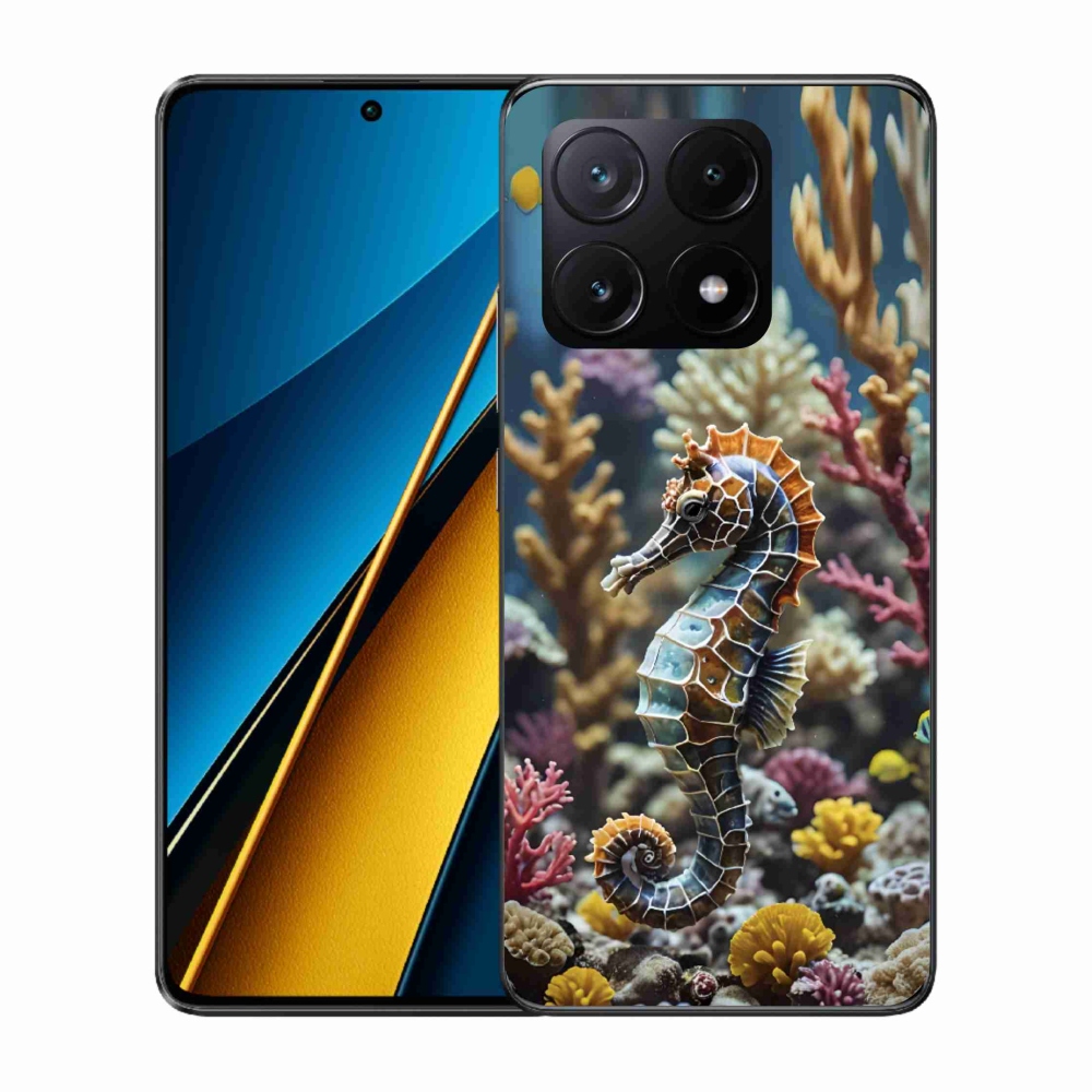 Gélový kryt mmCase na Xiaomi Poco X6 Pro 5G - morský koník 2