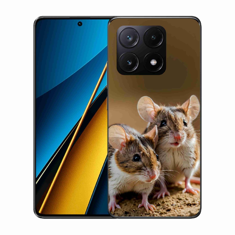 Gélový kryt mmCase na Xiaomi Poco X6 Pro 5G - myší duo