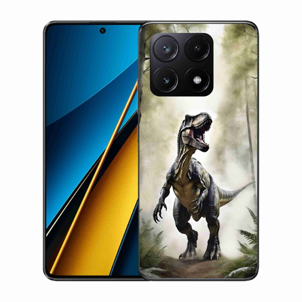 Gélový kryt mmCase na Xiaomi Poco X6 Pro 5G - naštvaný T-Rex