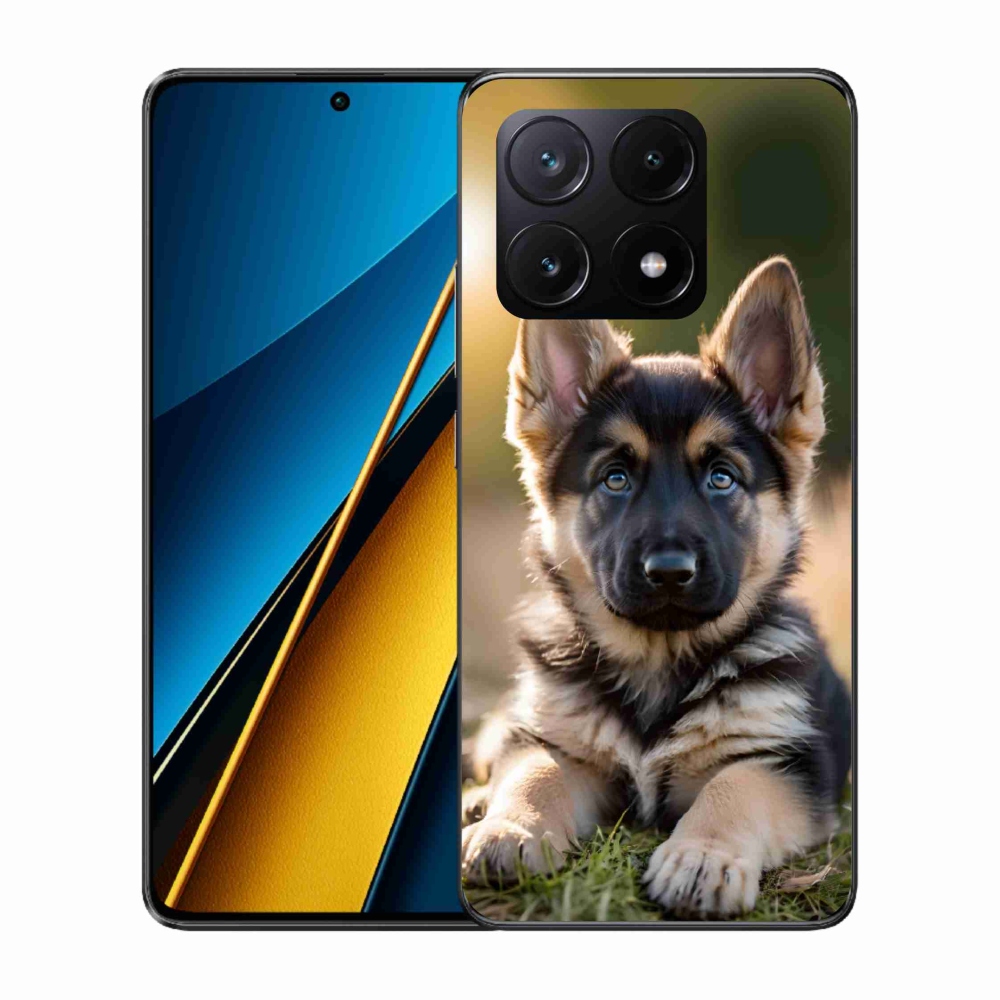 Gélový kryt mmCase na Xiaomi Poco X6 Pro 5G - nemecký ovčiak v prírode