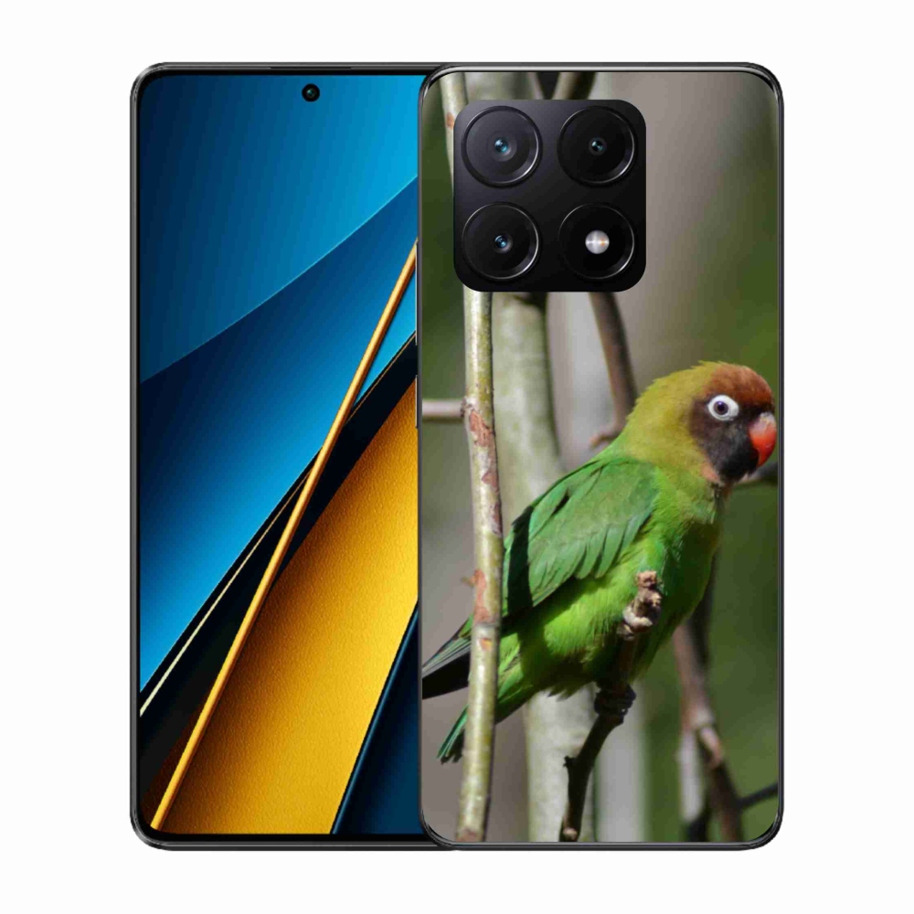 Gélový kryt mmCase na Xiaomi Poco X6 Pro 5G - papagáj agaPronis