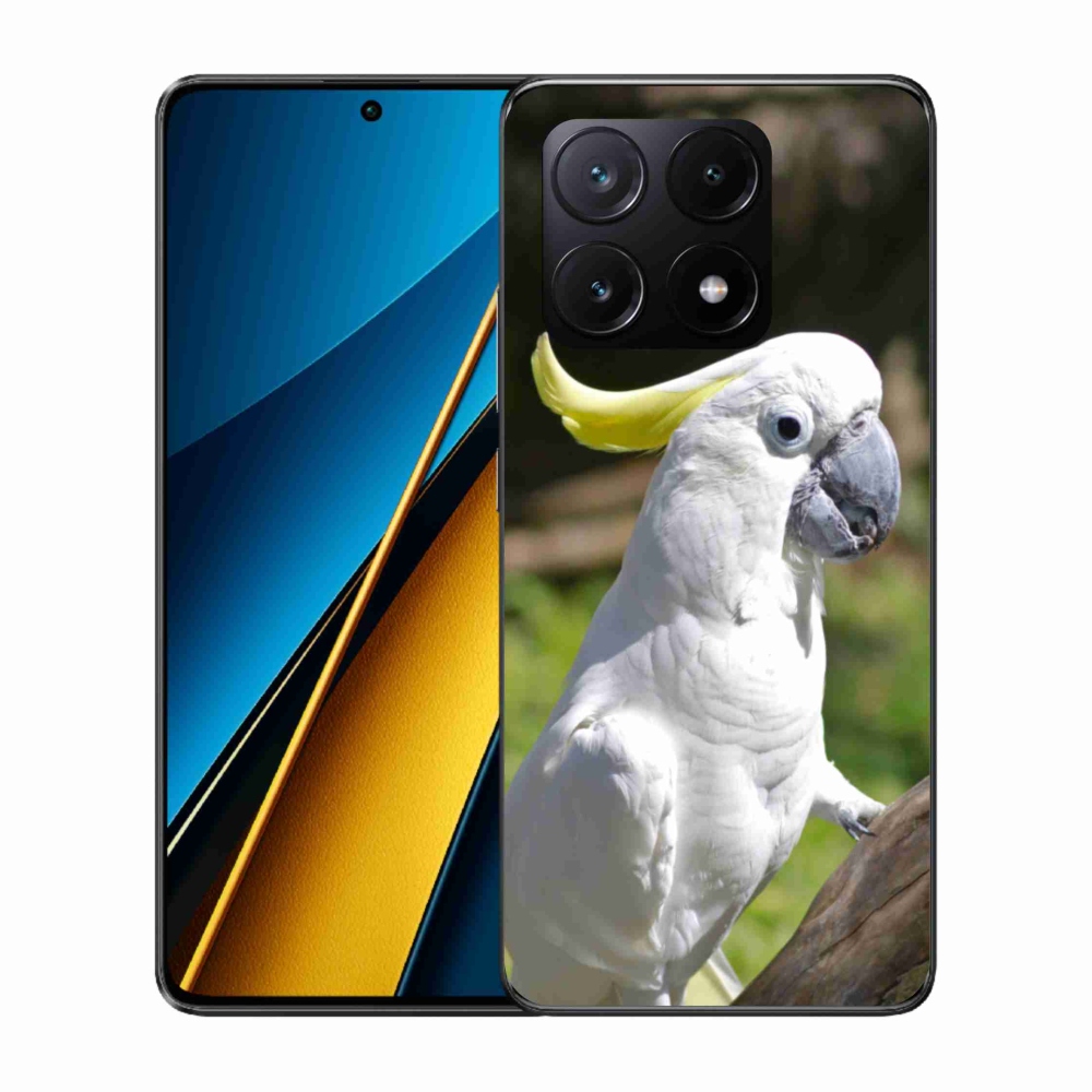 Gélový kryt mmCase na Xiaomi Poco X6 Pro 5G - papagáj kakadu 2