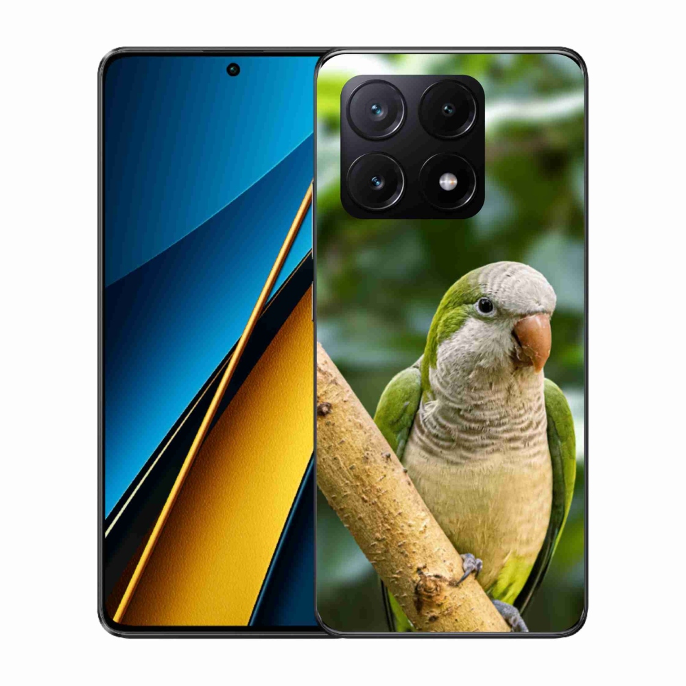 Gélový kryt mmCase na Xiaomi Poco X6 Pro 5G - papagáj mníšok