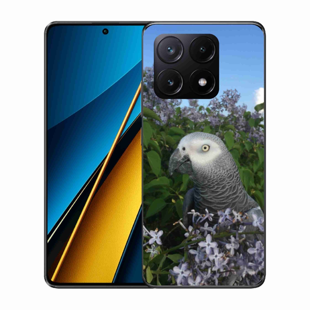 Gélový kryt mmCase na Xiaomi Poco X6 Pro 5G - papagáj žako