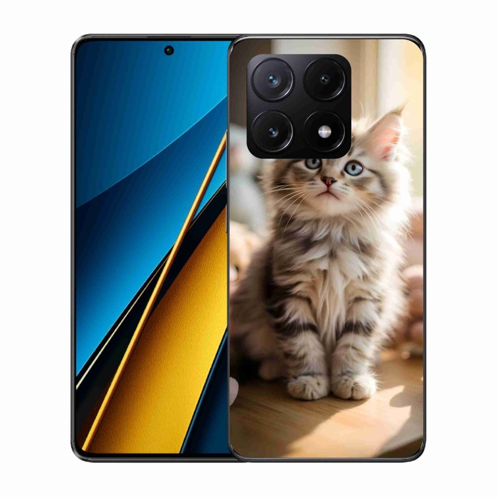 Gélový kryt mmCase na Xiaomi Poco X6 Pro 5G - roztomilé mačiatko 10