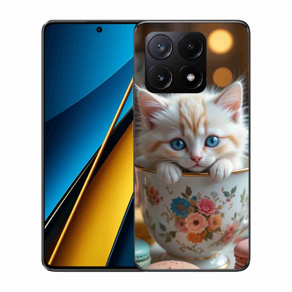 Gélový kryt mmCase na Xiaomi Poco X6 Pro 5G - roztomilé mačiatko 6