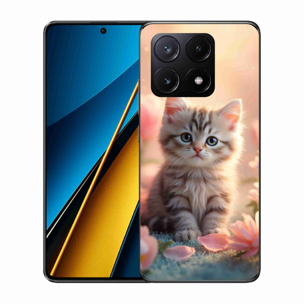 Gélový kryt mmCase na Xiaomi Poco X6 Pro 5G - roztomilé mačiatko 8