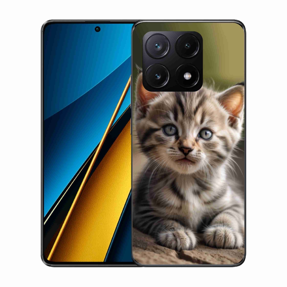 Gélový kryt mmCase na Xiaomi Poco X6 Pro 5G - roztomilé mačiatko 9