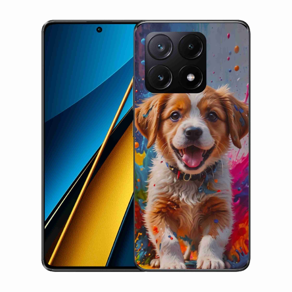 Gélový kryt mmCase na Xiaomi Poco X6 Pro 5G - roztomilé šteňa 3