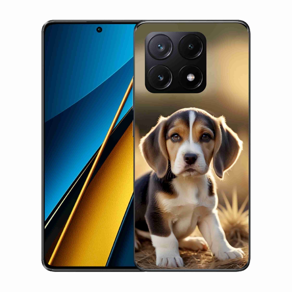 Gélový kryt mmCase na Xiaomi Poco X6 Pro 5G - roztomilý bígl