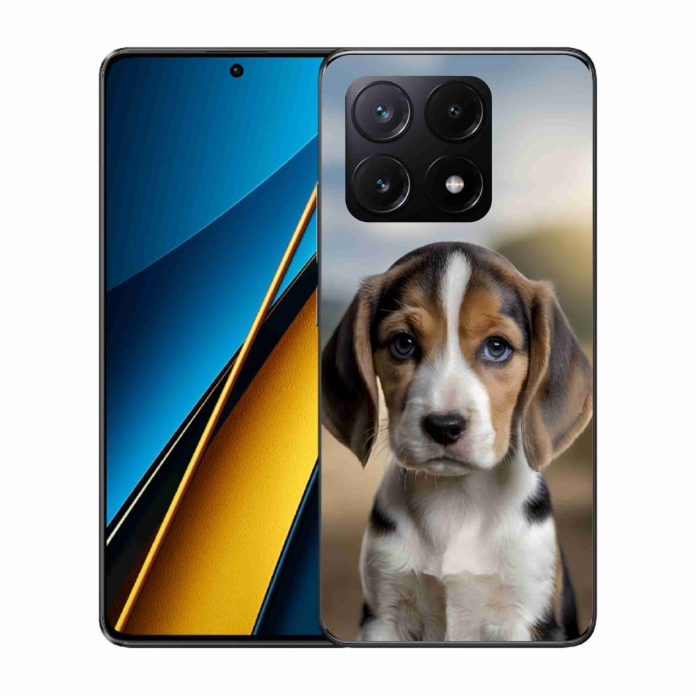 Gélový kryt mmCase na Xiaomi Poco X6 Pro 5G - roztomilý bígl